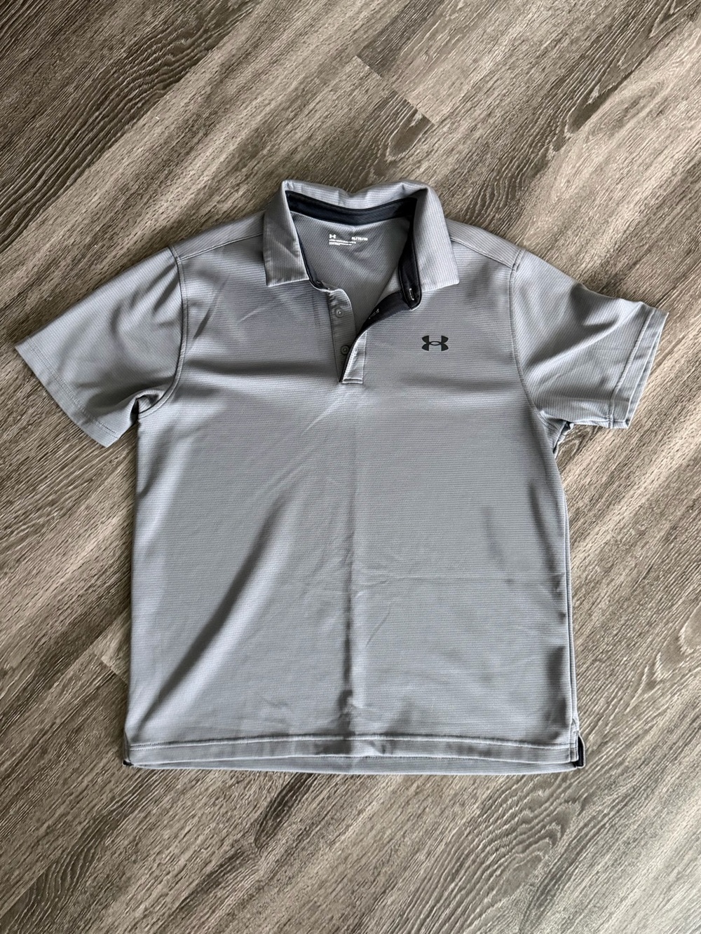 Under Armour Men’s Light Gray Tech Polo